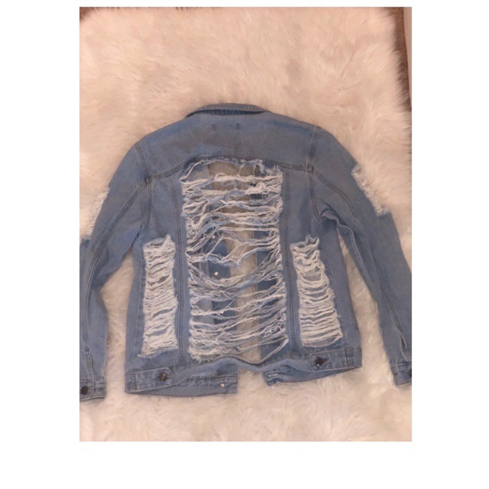 Boohoo oversized jean jacket